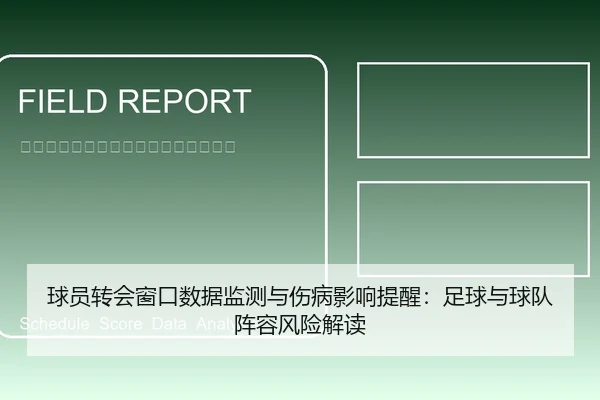 球员转会窗口数据监测与伤病影响提醒：足球与球队阵容风险解读